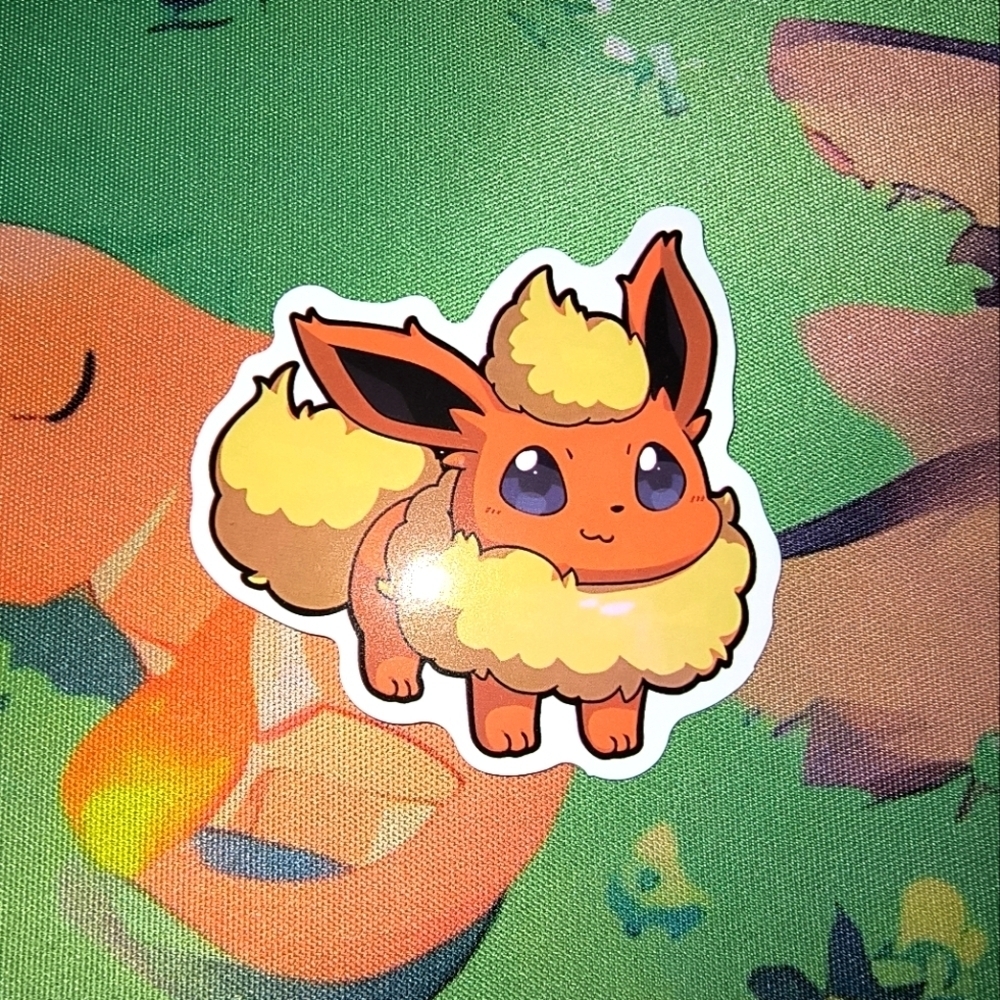 Pokemon Orange and Yellow Small Pet Collectibles